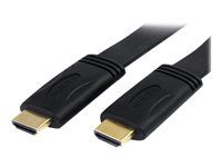 Kábel HDMI s ethernetom - HDMI s kolíkmi (samec) do HDMI s kolíkmi (samec) - 5 m - tienený - čierna