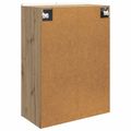 vidaXL Nástenná skrinka 66 x 34,5 x 92 cm Kompozitné drevo Dub artisan