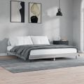 vidaXL Posteľný rám sivý dub sonoma 150x200 cm kompozitné drevo