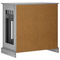 vidaXL Nábytok pre psa Sivý Sonoma 80 x 47,5 x 80 cm Kompozitné drevo