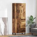 vidaXL Highboard 2 ks Staré drevo 69,5 x 34 x 180 cm