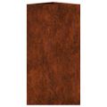 VidaXL Záhradné kvetináče 2 ks trojuholník 40x34,5x75 cm korténová oceľ