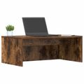 vidaXL Nástenný stôl Dymová dub Kompozitné drevo 80 x 45 x 30 cm