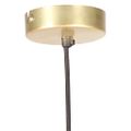 vidaXL Závesná lampa 25 W, mosadzná, okrúhla 28,5 cm E27