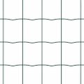 vidaXL Euro plotový základ 25 x 0,8 m PVC potiahnutá oceľ Zelená