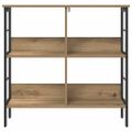 vidaXL Regál na knihy 4 úrovní 82 x 32 x 79 cm Kompozitné drevo