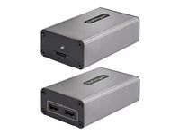 Startech 2-Port USB 3.0 Extender over OM3 Multimode Fiber, LC/LC, 2x 5Gbps USB-A Hub, 350m (1150ft) Range, Durable USB Fiber Optic Extender, Incl. 2x 10G MMF SFP+ modules - Optical USB Extender (F35023-USB-EXTENDER) - Rozširovacie zariadenie USB - USB 3.0 - cez CAT 5e - 2 porty - až 350 m - kompatibilné s TAA