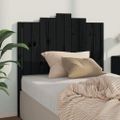vidaXL Čelo postele čierne 106x4x110 cm masívna borovica