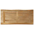 vidaXL Stolová doska živá hrana 100x40x3,8 cm masívny surový mangovník