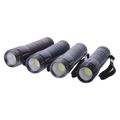 COB LED ručné kovové svietidlo P4705, 100 lm, 3× AAA, 12 ks, display box