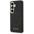 Puzdro Guess Perforated Logo MagSafe pre Samsung Galaxy S26 čierne