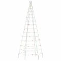 vidaXL LED vianočný stromček 200 LED farebné 180 cm