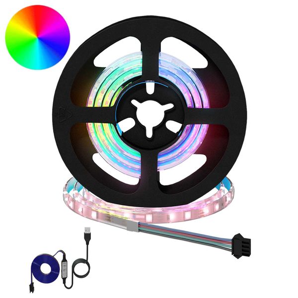 vidaXL LED pás 2 pcs Čierna a priehľadná 550 mm Meď a plast