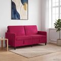 vidaXL Sofa s úložným priestorom Víno červené 172 x 78 x 87 cm