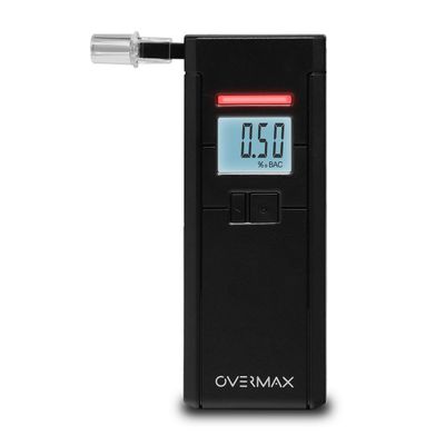 Alkoholtester OVERMAX AD-05 s elektrochemickým senzorom Alkoholtester OVERMAX AD-05 s elektrochemickým senzorem