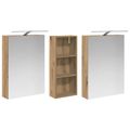 vidaXL Set kabinetov do kúpeľne 3 ks 130 x 14,5 x 70 cm