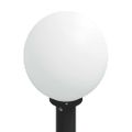 vidaXL Stĺpikové svietidlo so senzorom 80 cm čierne IP44