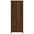 vidaXL Nočné stolíky 2 ks hnedý dub 32x42x80 cm kompozitné drevo