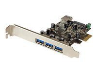 3 External and 1 Internal - Native OS Support in Windows 8 and 7 - Standard and Low-Profile (PEXUSB3S42) - USB adaptér - PCIe 2.0 nízky profil - USB 3.0 x 4 - pre P/N: CFASTRWU3, ST1030USBM, ST43004UA, ST4300MINI, TB31PCIEX16