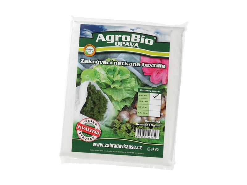 Nevytiahniteľná textília AGROBIO 1,6 x 5 m biela
