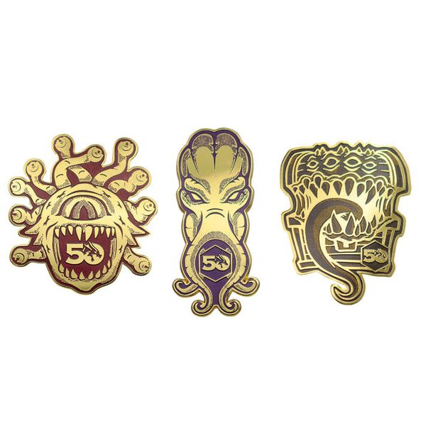 Sada odznakov Dungeons & Dragons - 50th Anniversary Set