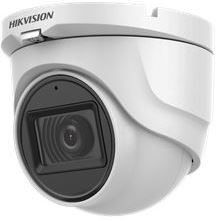 Hikvision 5MPix HDTVI Dome kamera; IR 30m, 4v1, IP67, mikrofón