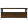 vidaXL Konferenčný stolík hnedý dub 100x51x45cm kompozitné drevo