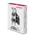 AXAGON PCEA-S4N, PCIe riadič - 4x sériový port (RS232) 250 kbps, vč. LP Radic, PCIe x1, 4x sériový port, 250kb/s, včetne low profile záslepky