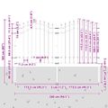 vidaXL Záhradný plot Woerden s vrchnou časťou v tvare oštepu čierny 240x125 cm oceľový