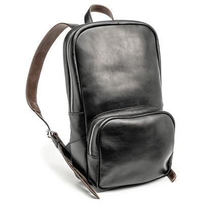LC_Steadfast_Black Beavercraft Steadfast – Leather Laptop Backpack for Men, Black
