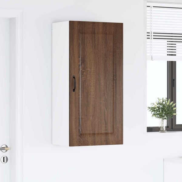 vidaXL Dvierka na umývačku Kalmar Hnedý dub 50 x 31 x 100 cm