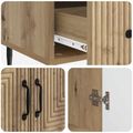 vidaXL Servírovacia skriňa Dub artisan 66 x 34,5 x 95 cm
