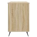 vidaXL Stôl Dub sonoma 142,5 x 50 x 75 cm Kompozitné drevo