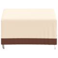 vidaXL Obaly na 2-sedad. lavice 2 ks 132x71x56/81 cm 600D oxford látka