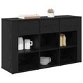 vidaXL Servírovacia skriňa Čierny dub 100 x 30 x 59,5 cm