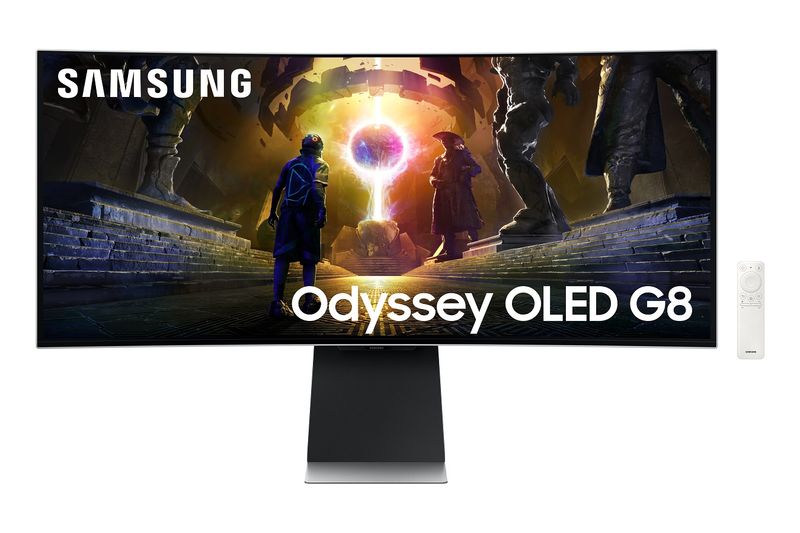 Samsung Odyssey OLED G8/G855D/34''/OLED/3440x1440/175Hz/0,03ms/Silver/3R
