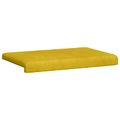 vidaXL Vankúš na lavičku Zamat Žltá Hĺbka 35 cm