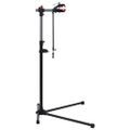 vidaXL Stojan na opravu bicykla 104x68x(110-190) cm oceľový čierny