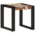 vidaXL Konferenčný stolík 40 x 40 x 38 cm Masívne obnovené drevo