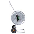 vidaXL Vozík s hadicovým bubnom pre 80 m 1/2" / 50 m 3/4" hadicu oceľ