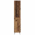 vidaXL Sada skríň 2 ks 66 x 34,5 x 90 cm Kompozitné drevo Staré drevo