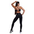 Dámske legíny FIT Black - GymBeam, veľkosť M, veľkosť oblečenia M