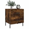 vidaXL Nočné stolíky 2 ks dymový dub 40x35x47,5 cm kompozitné drevo