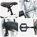 vidaXL BMX Bicykel 20 Palcov pre nad 9 rokov Biela