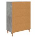 vidaXL Servírovacia skriňa so zásuvkou Betónovo sivá 66 x 34,5 x 95 cm