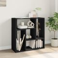 vidaXL TV stolíky 2 ks čierne 75 x 30 x 50 cm cm kompozitné drevo