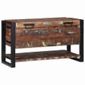 vidaXL Úložná krabica Viacfarebný 80 x 35 x 45 cm Recyklovaný masív