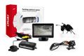 Parkovací asistent 4 senzory biele TFT01 4,3 `s kamerou night vision CAM-315 LED