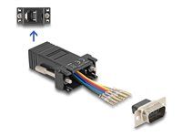 D-Sub 9 pin male to RJ12 female Assembly