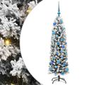 vidaXL Umelý vianočný stromček Zelená 150 cm PVC, oceľ a plast